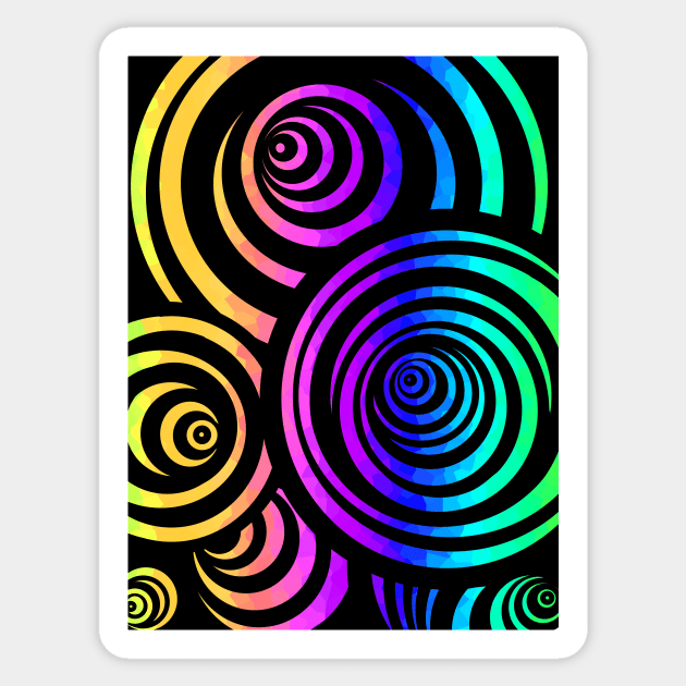 Color Whirl 3D Sticker by SartorisArt1